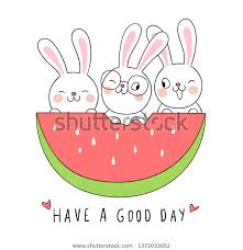 Pin By Anchalee Areewong On Hand Draw Cute Animal Watermelon Drawing Vector Drawing Cute Doodles