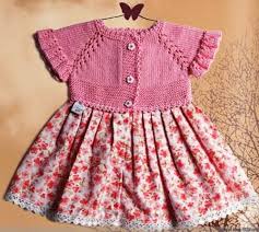 kisa kollu yari orgu yari kumas kiz elbiseleri nazarca com baby knitting patterns bebek elbise modelleri the dress
