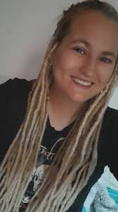 Synthetic locs😌 (ngl they are just a cheap temu set so I could see if I  like how they look before I invest in the set ive got my eye on, on