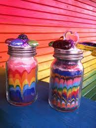 A Rosy Outlook Sand Art Projects Sand Art Bottles Sand Crafts