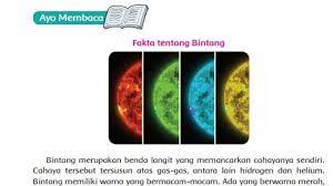 Kunci Jawaban Tema 9 Kelas 6 Sd Halaman 75 76 77 78 79 Buku Tematik Fakta Tentang Bintang Tribunnews Com Mobile