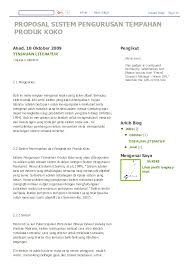 Maybe you would like to learn more about one of these? Pdf Proposal Sistem Pengurusan Tempahan Produk Koko Anymous Webber Academia Edu