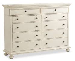 Vcf Langham 10 Drawer Dresser In White 999 Furniture Natural Wood Dresser White Dresser