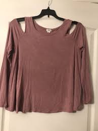 Garage Shoulder Crop Long Sleeves Top Size L G New With No Tags Fashion Clothing Shoes Accessories Womensclo Long Sleeve Tops Tops Long Sleeve Tshirt Men