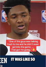 Derik Queen scored all 13 of his points in the second half 🔥 (via  @Pelicansnba) #nba #basketball #derikqueen #neworleanspelicans  #nbasummerleague