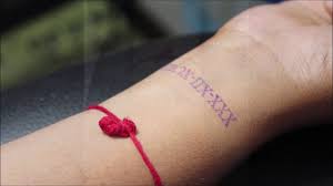 Roman numeral tattoo ideas wrist. Roman Numerals Date Tattoo On Wrist Timelapse Video Of A Tattoo Youtube
