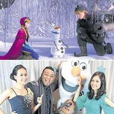 Elsa, anna, kristoff și olaf se îndreaptă departe în pădure pentru a afla adevărul despre un mister antic al regatului lor. Frozen Perkasa Bahasa Melayu