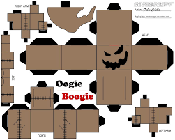 Oogie Boogie Cubeecraft By Melopruppo On Deviantart Christmas Paper Crafts Nightmare Before Christmas Halloween Nightmare Before Christmas
