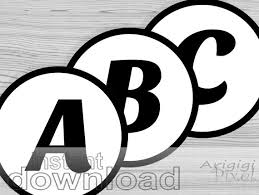 Letter stencils to print and cut out. Printable Letters Banner Letter