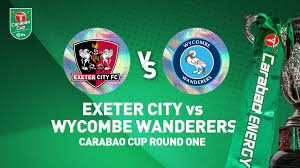 The draw for the third round of the carabao cup has been made and teams such as liverpool and manchester united have discovered their . Carabao Cup City To Face Wycombe Wanderers In The First Round News Exeter City Fc