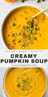 Vegan Pumpkin Soup Recipe With Red Lentils Is A Fall Delight And Perfect For Both Casual And Sophisti Vegan Pumpkin Soup Recipe Vegan Pumpkin Soup Pumpkin Soup
