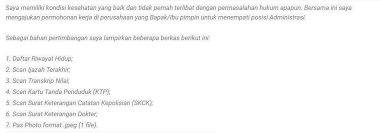 Saya berharap bapak/ibu bersedia meluangkan waktu untuk. Contoh Surat Lamaran Kerja Via Email Beserta Lampirannya