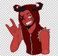:d it took longer than i wanted, but i did it! Fan Art Artist Drawing Youtuber Png Clipart Art Artist Cartoon Cartoonz Demon Free Png Download