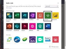 Users must be enabled to sign up for apps and trials (in the microsoft 365 admin center). How To Add Microsoft Planner Tab In Microsoft Teams Project