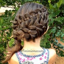 Learn how to make a 4 strand french braid on yourself with my video tutorial! 4 Strand Waterfall Braid And Simple 4 Strand French Braid Braided Hairstyles Updo Hair Styles Peinados Hair Styles