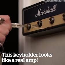 Marshall Guitar Amp Key Holder Version 2 Video Video Key Holder Music Decor Key Holder Diy