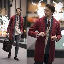 Style Fashion Men Outfit S Coat Tie Blazer Scarf Bag Winter Christmas Watc Classy Christmas Outfit Christmas Outfit Men Christmas Outfit Men Classy