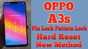 After that, choose wipe data … Oppo A3s Hard Reset Pin Lock Pattern Lock Remove New Method Youtube
