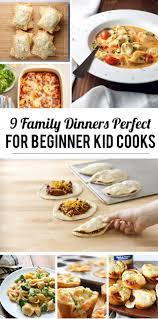 9 Family Dinners Perfect For Beginning Kid Cooks Modern Parents Messy Kids Kids Cooking Recipes Family Dinner Cooking Dinner
