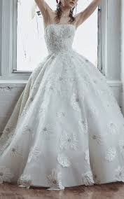 Strapless Ball Gown With Beaded Floral Embroidery Isabelle Armstrong Style Anastasia Ball Gowns Gowns Stunning Wedding Dresses