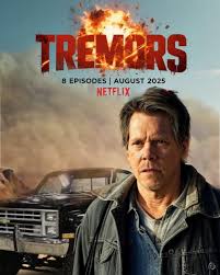 Creepy - TREMORS is back in an 8-episode reboot series starring Kevin  Bacon, set to premiere on Netflix in August 2025. Return to Perfection,  Nevada, where the ground shakes with chaos as