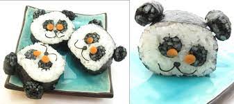 What Do You Think Of This Sushi Art To Make Your Own Amazing Sushi Like This At Home Visit Saitaku Online Panda Sushi Sushi Art Sushi
