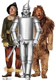 Tin Man Cowardly Lion And Scarecrow Wizard Of Oz 75 Year Anniversary Cardboard Stand Up Scarecrow Wizard Of Oz Wizard Of Oz Characters Wizard Of Oz