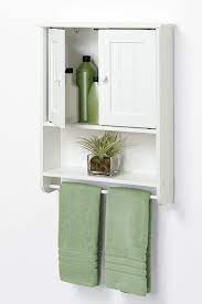 Wall mount white bathroom medicine cabinet storage organizer with towel bar. 26 Bathroom Organization Ideas Best Bathroom Organizers To Try