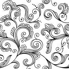 It's perfect for bathrooms and entryways. Black And White Floral Design
