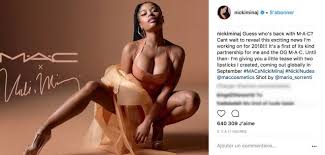 Nicki Minaj goes nude for MAC with new lipstick duo