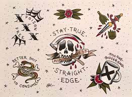See more ideas about straight edge tattoo, straight edges, learn turkish language. Today Is National Edge Day Finished My First Ever 11x15 Flash Sheet To Celebrate I Ve Been Straight Straight Edge Tattoo Southern Tattoos Traditional Tattoo