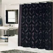 Regal Shower Curtain Brown Black Accessories Black Shower Curtains Gothic Home Decor Curtains