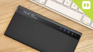 Official Samsung Galaxy Note 10 Plus Clear View Cover Review Youtube
