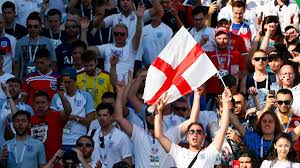 Scotland's players opted against taking the knee before their euro 2020 fans of england show their support prior to the uefa euro 2020 championship group d match. England Proving A Hit With Russia S Football Fans At World Cup 2018 The National