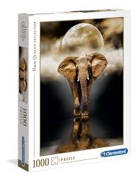 Linen style finish to reduce glare and. Clementoni The Elephant High Quality Jigsaw Puzzle 1000 Pieces Pdk