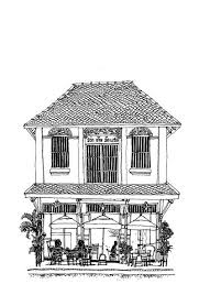 Southeast Asia Sketches French Colonial Architecture Laos Art Print By Robert Alejandro Colonial Architecture French Colonial French Buildings