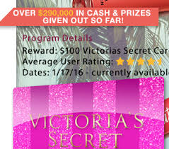 Check spelling or type a new query. Get A 100 Victorias Secret Gift Card
