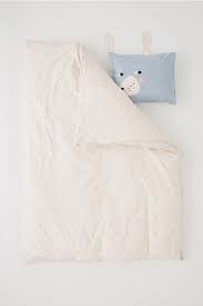 Gemusterte Bettwasche Naturweiss Koala Home All H M De Bettwasche Bettdeckenbezug Bettbezug