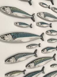 1 Medium Mackerel Fish Art Fish Wall Decor Art Sculpture In 2020 Fish Wall Art Fish Art Wall Sculpture Art
