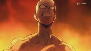 Saitama Gets Serious Jpg 1366 768 One Punch Man One Punch Man Anime Theme Song