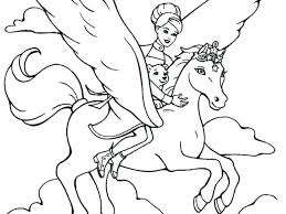 Includes images of baby animals, flowers, rain showers, and more. Barbie Doll Riding A Horse Coloring Page Page 6 Line 17qq Com Coloring Home