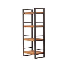 De style industriel, cette magnifique étagère aux parois de hautes qualité avec étagères en acacia massif et 4 tablettes sera parfaite pour donner un genre de loft à votre intérieur ou. Bibliotheque 4 Etageres Design Style Industriel Workshop