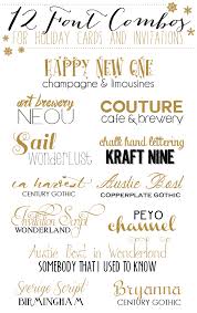 Passion font by manuel ramos. 12 Font Combos For Holidays Cards And Invitations Yellowblissroad Com Font Combos Lettering Typography Fonts