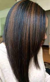 54 Vivid Hairstyle Ideas For Highlighted Hair Black Hair With Highlights Hair Styles Hair Color Highlights