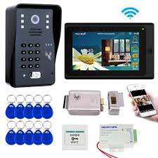 A bell unlock code generator is used to generate this unlock code needed to unlock your device. 7 Wifi Video Intercom System Wireless Video Door Phone Doobell Kit Electric Magnetic Bolt Strike Lock Mobile Phone App Unlock Video Intercom Aliexpress