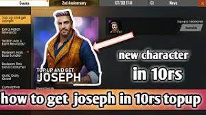 Up, free fire 10 rupees offer top up, free fire top up bonus, and free fire double diamond offer. Get Joseph In 10 Rs Topup Trick Free Fire Youtube