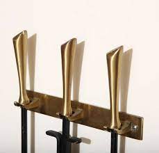 George Nelson Style Original And Vintage Wall Mounted Fireplace Tools For Sale At 1stdibs