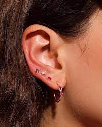 Never Too Much Pink Emerald Earrings Studs Ear Jewelry Jewelry