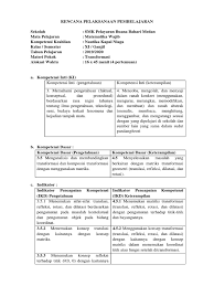 Transformasi geometri kelas xi.f4 2015. Rpp Transformasi Geometri Kelas Xi Smk