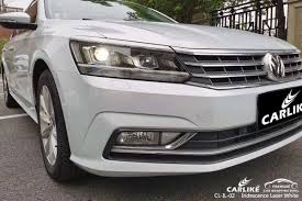The wrap covers the existing paint of the car so that it looks like the print has been painted onto the surface. Cl Il 02 Schillern Laser Weiss Auto Vinyl Wrap Mein Auto Fur Volkswagen Los Angeles Usa Sino Vinyl